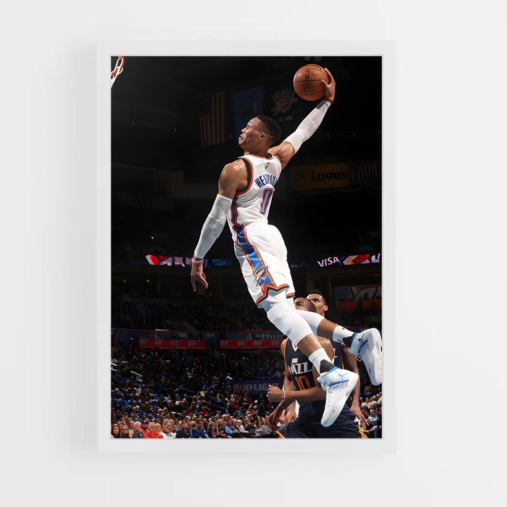 Poster Westbrook Dunk Master – affiche Basketball (vue 3)